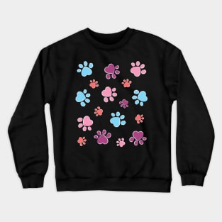 Paw Prints Crewneck Sweatshirt